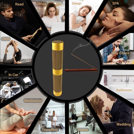 Bakhory Oud Incense Sticks 1.4mm/21cm (100g) Bakhory Oud Incense Sticks 1.4mm/21cm (100g)
